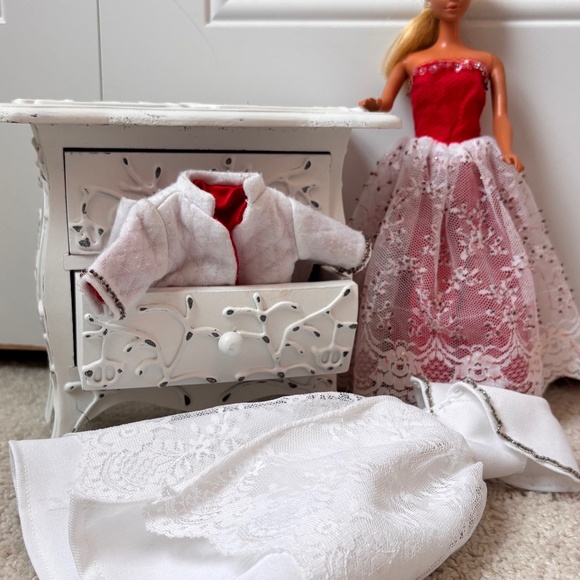 Vintage Y2K handmade barbie clothes Set of 3 - Picture 2 of 8